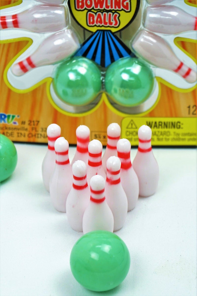 JA-RU Finger Bowling Game Set (Pack of 1 Set) Miniature Sports Small Bowling Game Pocket Size | Mini Bowling Table Set for Kids | Item #217-1A - Image 4